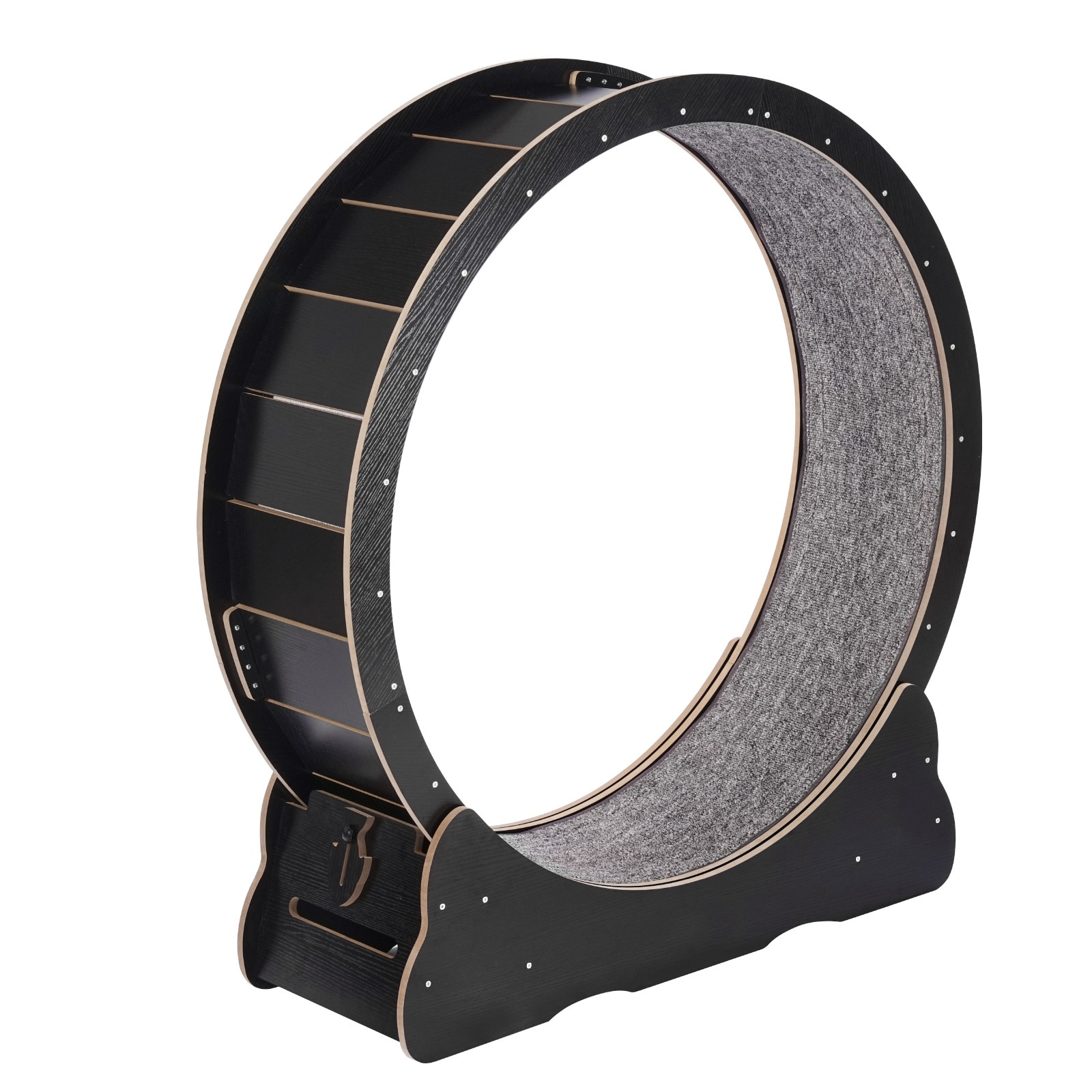 Cat Exercise Wheel 43.3" Large Cat Treadmill Wheel For Indoor Cats Black_voghion.com